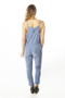 Ladies fashion distress overall jumpsuit romper