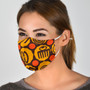 Colored Adinkra Print Face Mask
