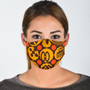 Colored Adinkra Print Face Mask