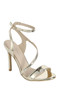 Ladies fashion high heel sandal, open almond toe, platform stiletto