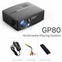 VIVIBRIGHT 1800 Lumens LED Projector GP80 / UP. (Optional Android 6.0.1, WIFI, Bluetooth Simple Beamer) for TV LED Home Theater