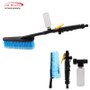 Retractable Long Handle Car Wash Brush Water Foam Flow Auto Cleaning Brushes Care Washer Tire Clean Tool Maintenance