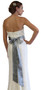 Bridal Satin Sash Gray