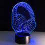 Headphones Designed 3D Night Lamps