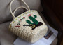 Cactus Designed Shoulder & Beach Bag