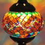 LukLoy Colored Glass Pendant Lights For Dining Room Led Hanging Lamp Kitchen Hanging Light Decorative lamp Shades Vintage Light