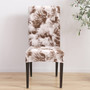 Tie Dye Chair Cover Spandex Stretch Elastic Slipcovers Floral Plain Dyed Chair Covers For Dining Room Wedding Banquet Hotel