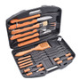 18PCS BBQ Outdoor Barbecue Tools Stainless steel Barbecue Set Grill Accessories Combined Baking bbq Tool Barbecue Knife and Fork