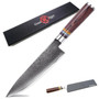 Damascus Chef's Knives vg10 Japanese Damascus Stainless Steel Kitchen Knife Pakka Handle Professional Cooking Tools Gift Box