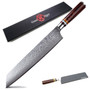 Damascus Chef's Knives vg10 Japanese Damascus Stainless Steel Kitchen Knife Pakka Handle Professional Cooking Tools Gift Box