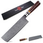 Damascus Chef's Knives vg10 Japanese Damascus Stainless Steel Kitchen Knife Pakka Handle Professional Cooking Tools Gift Box