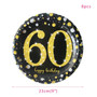 30th 40th 50th 60th Birthday Disposable Party Tableware Cups Plates  Birthday Party Supplies Happy Birthday Party Decor Adult