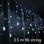 Birthday Party Decorations Kids Love Wish Curtain Lights Wedding Decoration LED Garland New Year Baby Shower Party Decoration