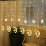 Birthday Party Decorations Kids Love Wish Curtain Lights Wedding Decoration LED Garland New Year Baby Shower Party Decoration