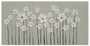 Hand painted Canvas Wall Art White Flower Modern Abstract Flowers Painting Floral Bloosom Pictures for Bathroom Bedroom