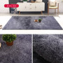 Soft Shaggy Carpet For Living Room High Quality Shiny Silk Rug Nordic Style Long Hair Thickened Washed Non Slip Mat Bedside mat
