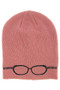 Embroidered glass beanie