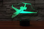 Amazing Business Jet Designed 3D Lamps