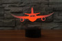 Face to Face with Airliner Jet Designed 3D Lamps