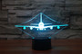 Airbus A380 Designed 3D Lamps