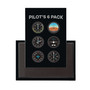 Pilot's Six Pack Designed Magnet