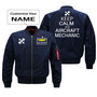 Keep Calm I'm an Aircraft Mechanic Designed Bomber Jackets (Customizable)