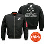 Keep Calm I'm an Aircraft Mechanic Designed Bomber Jackets (Customizable)