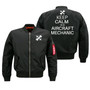 Keep Calm I'm an Aircraft Mechanic Designed Bomber Jackets (Customizable)