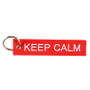 Keep Calm and Carry ON Designed Key Chains