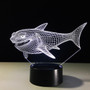 3D Shark Designed Night Lamp