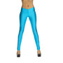 Turquoise Button Front Pants with Pocket Detail