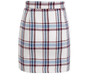 plaid mini skirt