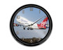 Virgin Atlantic Boeing 747 Printed Wall Clocks
