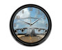 Face to Face with Military Cargo Airplane Printed Wall Clocks