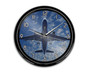 Airplane From Below Printed Wall Clocks