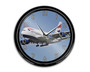Landing British Airways A380 Printed Wall Clocks
