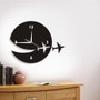 Flying Airplane Designed Wall Clock