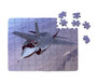 Fighting Falcon F35 Captured in the Air Printed Puzzles