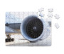 Close Up to Boeing 777 Engine Printed Puzzles
