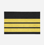 Pilot Epaulette (3 Lines) Designed Door Mats