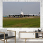 Face to Face with Boeing 747 Printed Canvas Posters (1 Piece)