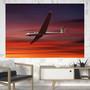 Cruising Glider at Sunset Printed Canvas Posters (1 Piece)
