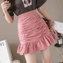 lavender mini skirt