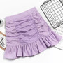 lavender mini skirt