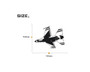 Fighting Falcon F16 from Below Designed Wall Sticker