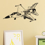 Very Detailed Fighting Falcon F16 Designed Wall Sticker