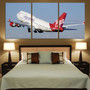 Virgin Atlantic Boeing 747 Printed Canvas Posters (3 Pieces)
