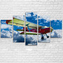 Beautiful Clouds & Antonov-2 Printed Multiple Canvas Poster