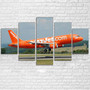 EasyJet's 200th Aircraft Printed Multiple Canvas Poster