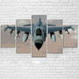 Cruising Fighting Falcon F16 Printed Multiple Canvas Poster